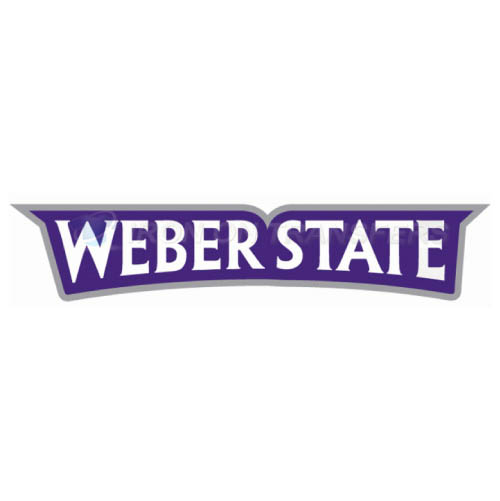 Weber State Wildcats Logo T-shirts Iron On Transfers N6919 - Click Image to Close